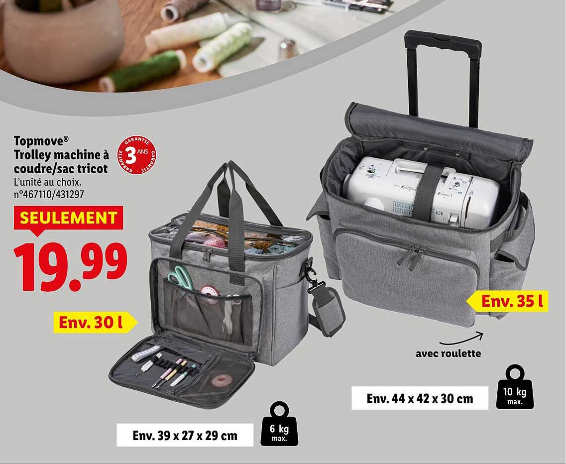 Sac Machine Coudre Lidl
