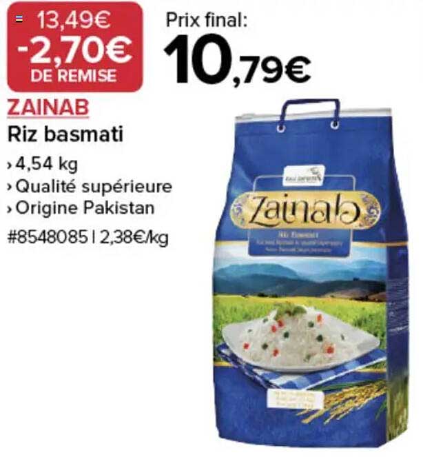 ZAINAB Riz basmati