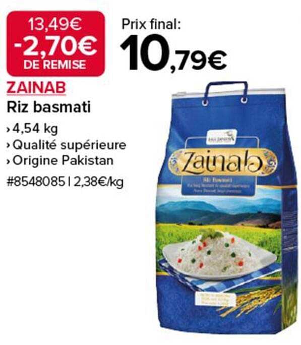 ZAINAB Riz basmati