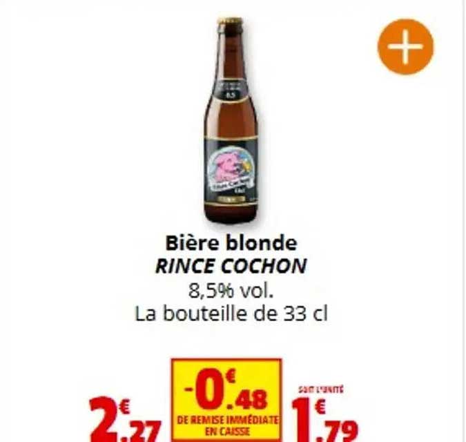 Bière blonde RINCE COCHON