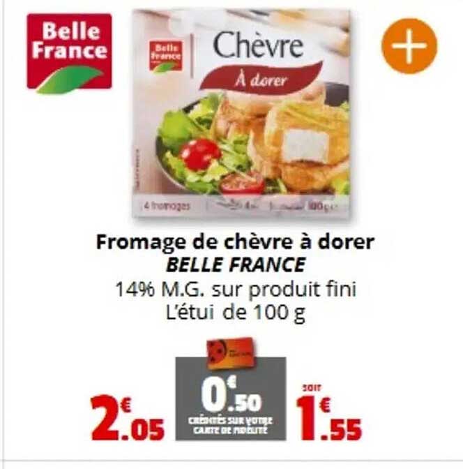Fromage de chèvre à dorer BELLE FRANCE