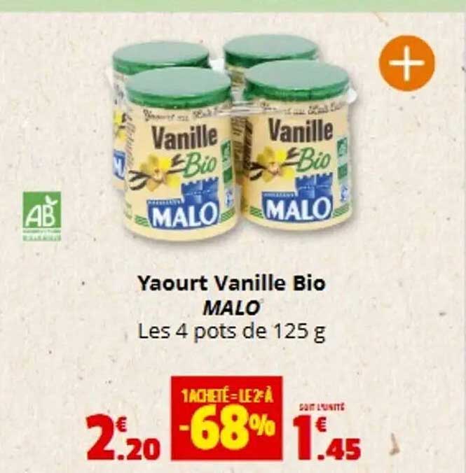 Yaourt Vanille Bio MALO