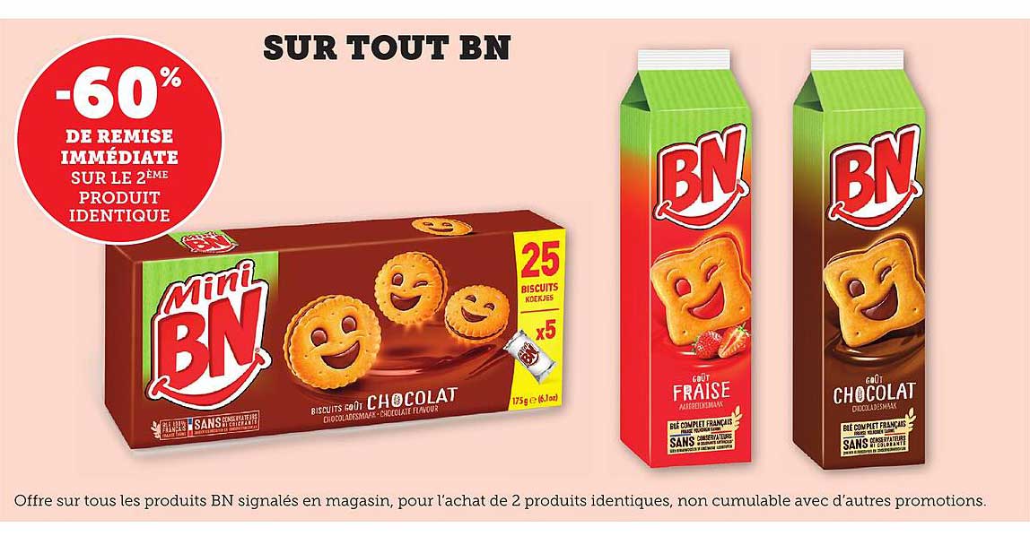 -60% DE REMISE IMMINDE SUR LE 2ÈME PRODUIT IDENTIQUE