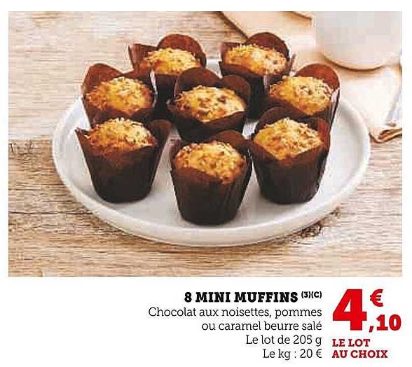 8 MINI MUFFINS (3/i)