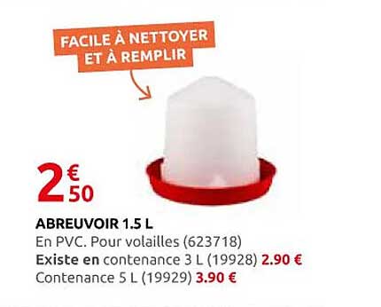 ABREUVOIR 1.5 L