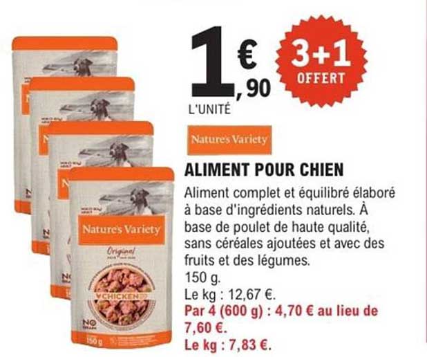 ALIMENT POUR CHIEN