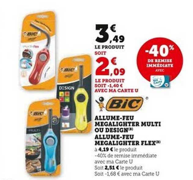 ALLUME-FEU MEGALIGHTER MULTI OU DESIGN