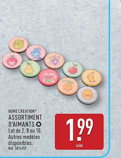 ASSORTIMENT D'AIMANTS