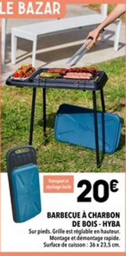 BARBECUE À CHARBON DE BOIS - HYBA