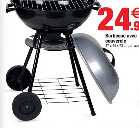 Barbecue avec couvercle
