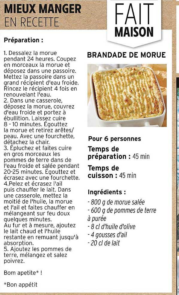 BRANDADE DE MORUE