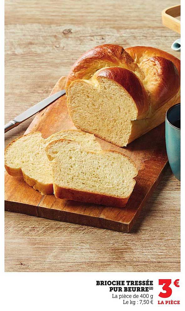 BRIOCHE TRESSÉE PUR BEURRE