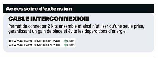 CABLE INTERCONNEXION
