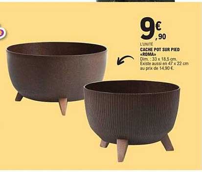 CACHE POT SUR PIED #ROMA
