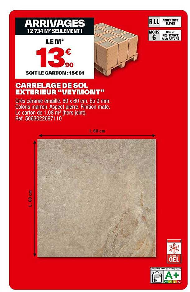CARRELAGE DE SOL EXTERIEUR "VEYMONT"