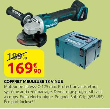COFFRET MEULEUSE 18 V NUE