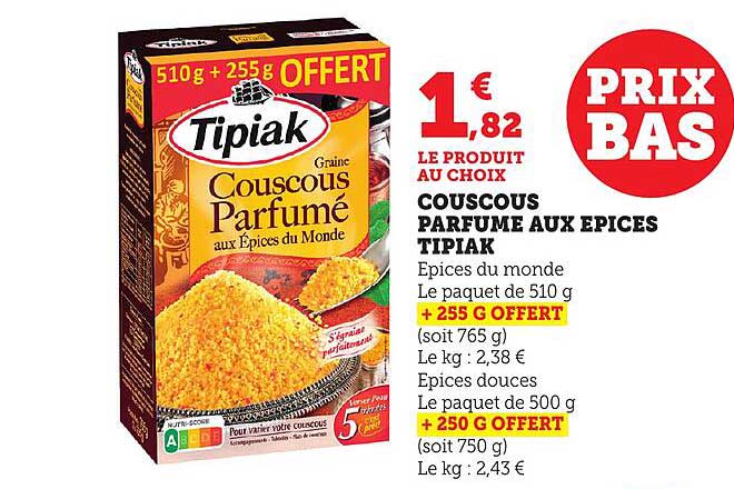COUSCOUS PARFUME AUX EPICES TIPIAK