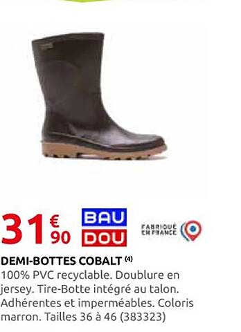 DEMI-BOTTES COBALT