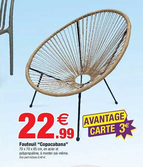 Fauteuil "Copacabana"
