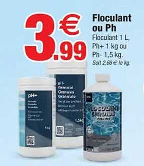 Floculant ou Ph