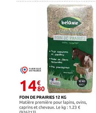 FOIN DE PRAIRIES 12 KG