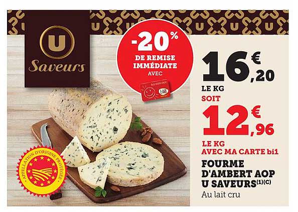 FOURME D'AMBERT AOP U SAVEURS