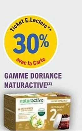 GAMME DORANCE NATURACTIVE