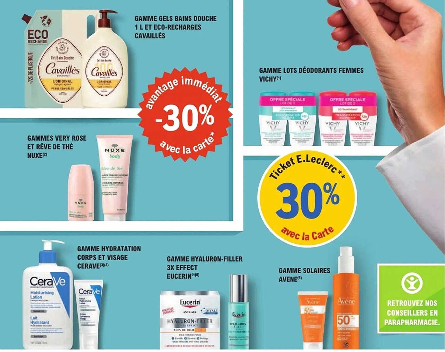 GAMME GELS BAINS DOUCHE CAVAILLÉS