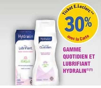 GAMME QUOTIDIEN ET LUBRIFIANT HYDRALIN®