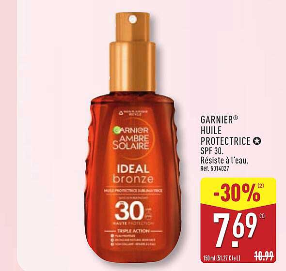 GARNIER® HUILE PROTECTRICE ✦ SPF 30