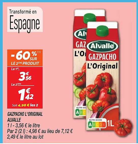 GAZPACHO L'ORIGINAL ALVALLE