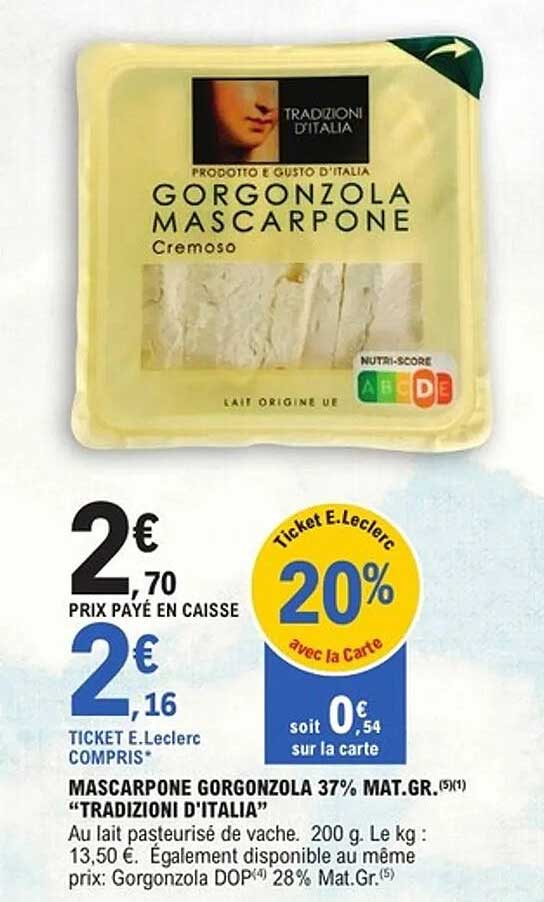 GORGONZOLA MASCARPONE