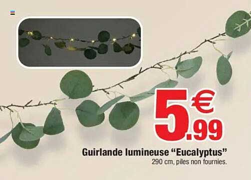 Guirlande lumineuse “Eucalyptus”