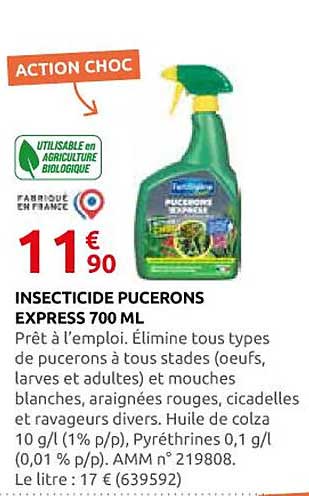 INSECTICIDE PUCE RONS EXPRESS 700 ML