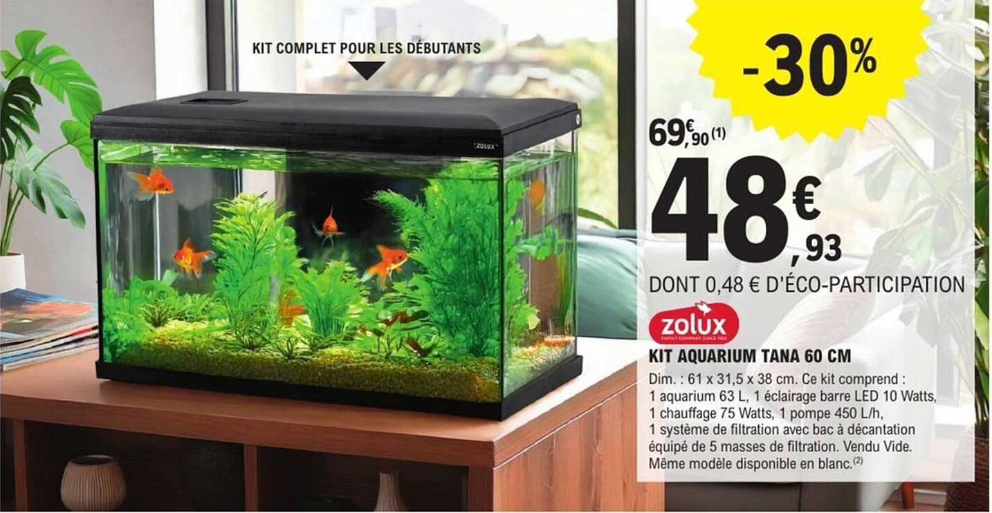 KIT AQUARIUM TANA 60 CM