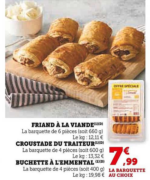 LA BARQUETTE AU CHOIX