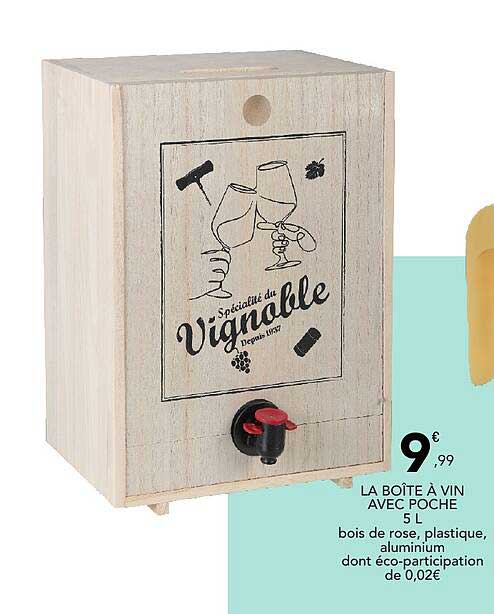 LA BOÎTE À VIN AVEC POCHE