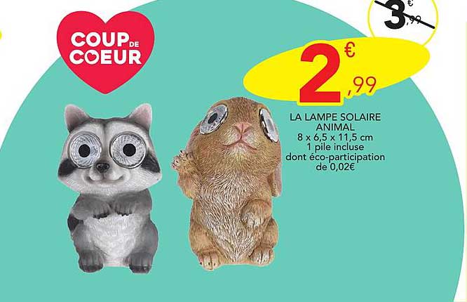 LA LAMPE SOLAIRE ANIMAL