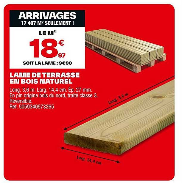 LAMPE DE TERRASSE EN BOIS NATUREL