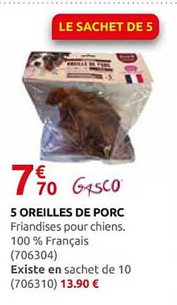 LE SACHET DE 5