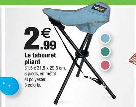 Le tabouret pliant