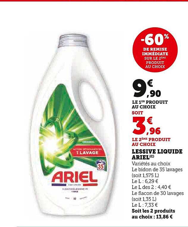 LESSIVE LIQUIDE ARIEL