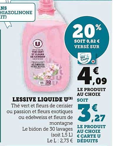 LESSIVE LIQUIDE U(B)