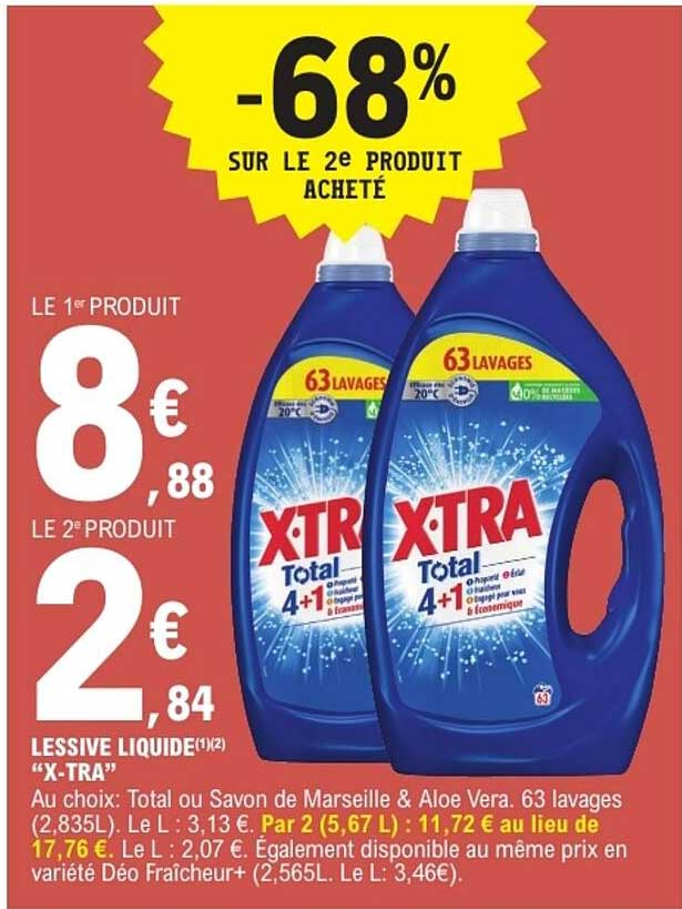 LESSIVE LIQUIDE "X-TRA"
