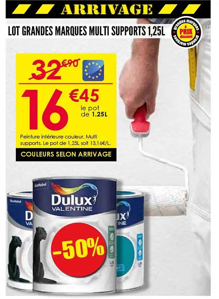 LOT GRANDES MARQUES MULTI SUPPORTS 1,25L