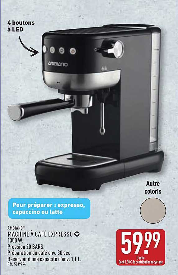 MACHINE À CAFÉ EXPRESSO