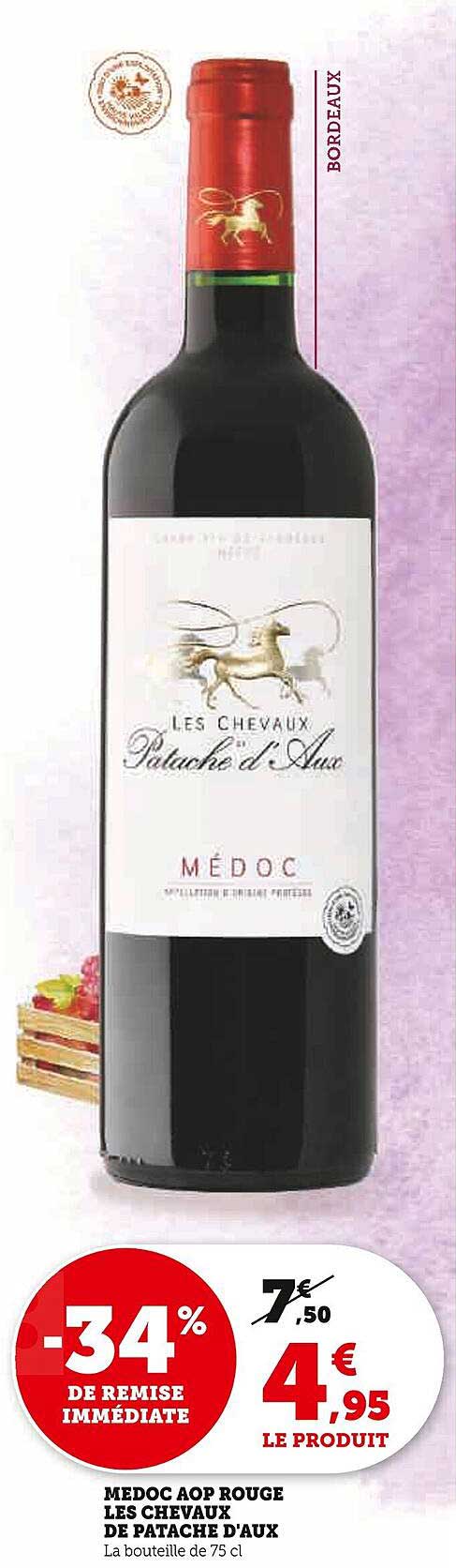 MEDOC AOP ROUGE LES CHEVAUX DE PATACHE D'AUX