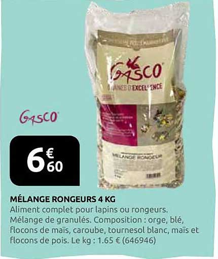 MÉLANGE RONGEURS 4 KG