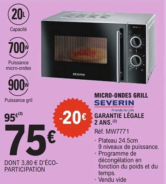 MICRO-ONDES GRILL SEVERIN