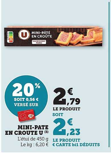 MINI-PÂTÉ EN CROUTE U